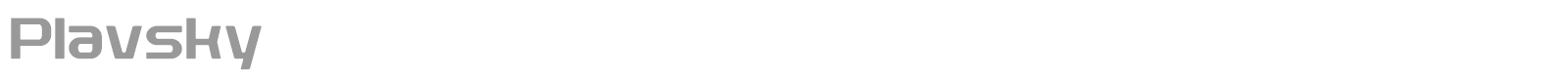 Plavsky font preview